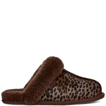 UGG WOMENS SCUFFETTE CASPIAN SLIPPER - BURNT CEDAR